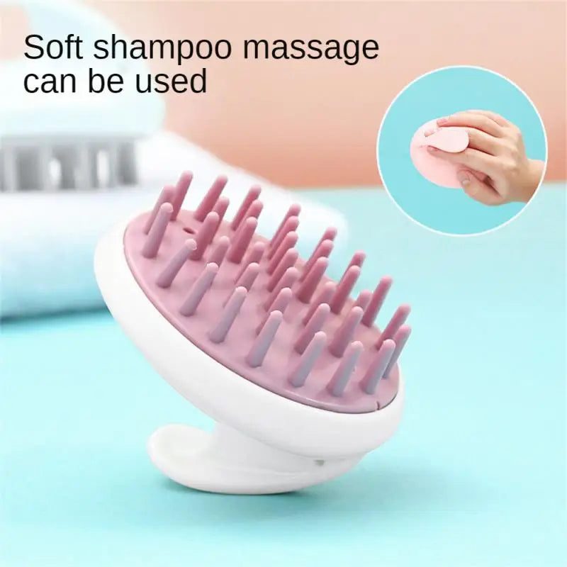 Peigne de massage du cuir chevelu en silicone, shampooing, masseur de cheveux, bain, brosse de massage du cuir chevelu, massage des points d'acupuncture du cuir chevelu, nouveau