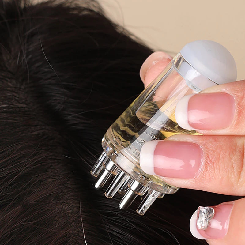 Mini applicateur Portable pour cuir chevelu, peigne liquide, médecine de Massage des racines des cheveux, peigne pour la croissance des cheveux, sérum, huile nourrissante