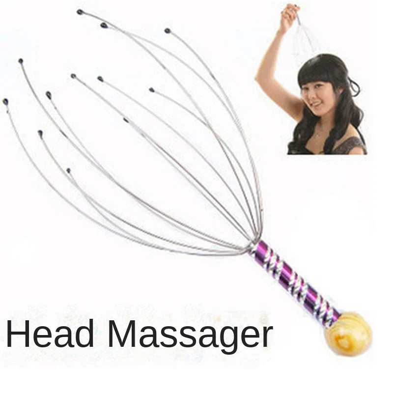 Masseur de tête pour gratter le cuir chevelu, extracteur de poulpe sans âme, outil divin pour l'extraction des cheveux sains et sains