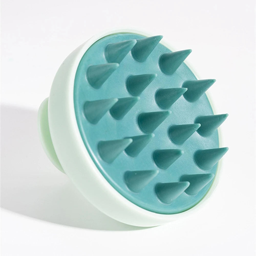 Peigne de massage du cuir chevelu en silicone, shampooing, masseur de cheveux, bain, brosse de massage du cuir chevelu, massage des points d'acupuncture du cuir chevelu, nouveau