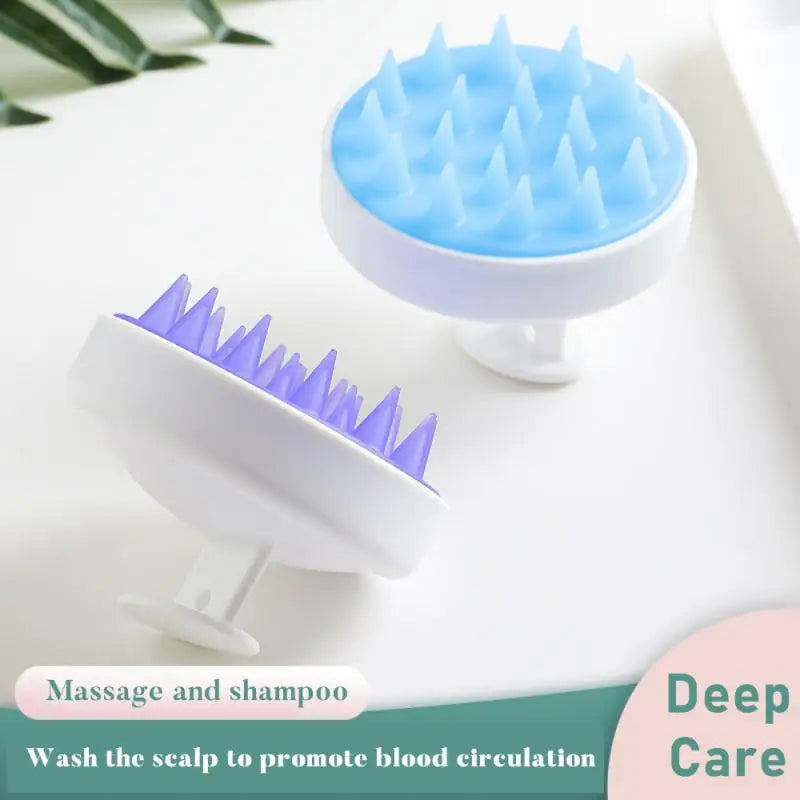 Peigne de massage du cuir chevelu en silicone, shampooing, masseur de cheveux, bain, brosse de massage du cuir chevelu, massage des points d'acupuncture du cuir chevelu, nouveau