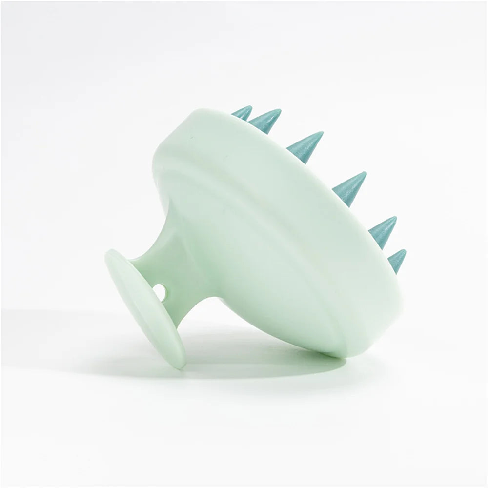Peigne de massage du cuir chevelu en silicone, shampooing, masseur de cheveux, bain, brosse de massage du cuir chevelu, massage des points d'acupuncture du cuir chevelu, nouveau