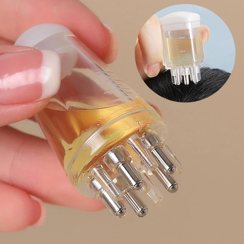 Mini applicateur Portable pour cuir chevelu, peigne liquide, médecine de Massage des racines des cheveux, peigne pour la croissance des cheveux, sérum, huile nourrissante