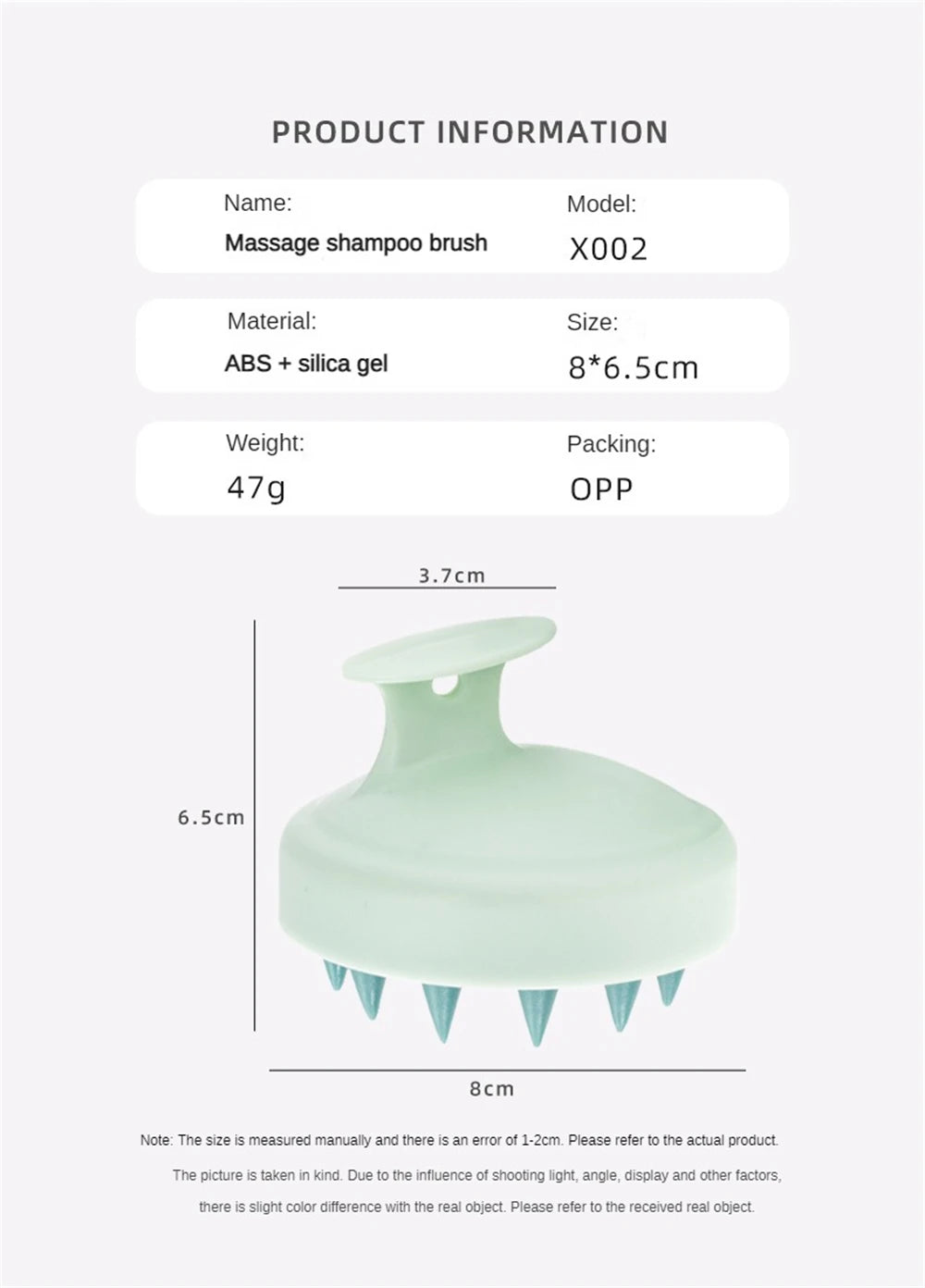 Peigne de massage du cuir chevelu en silicone, shampooing, masseur de cheveux, bain, brosse de massage du cuir chevelu, massage des points d'acupuncture du cuir chevelu, nouveau