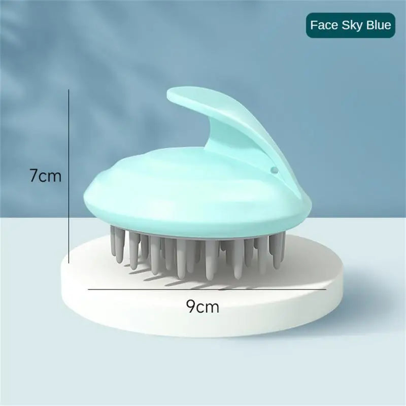 Peigne de massage du cuir chevelu en silicone, shampooing, masseur de cheveux, bain, brosse de massage du cuir chevelu, massage des points d'acupuncture du cuir chevelu, nouveau