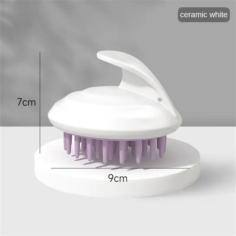 Peigne de massage du cuir chevelu en silicone, shampooing, masseur de cheveux, bain, brosse de massage du cuir chevelu, massage des points d'acupuncture du cuir chevelu, nouveau