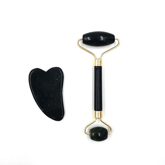 Rouleau de Jade & Gua Sha Naturel