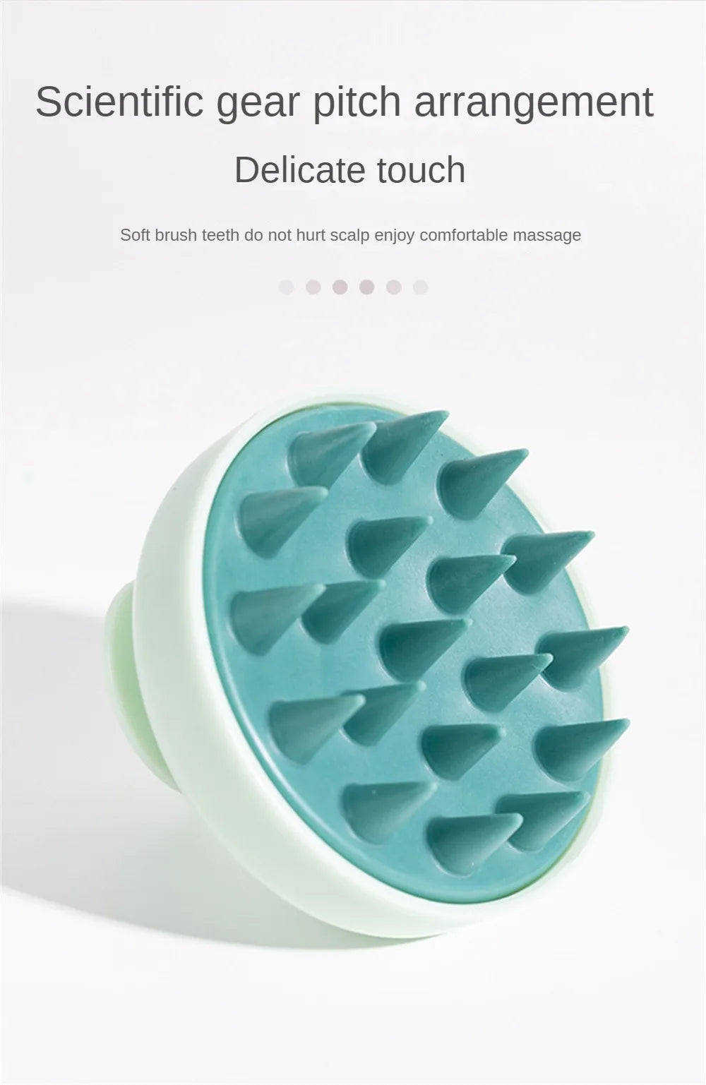 Peigne de massage du cuir chevelu en silicone, shampooing, masseur de cheveux, bain, brosse de massage du cuir chevelu, massage des points d'acupuncture du cuir chevelu, nouveau