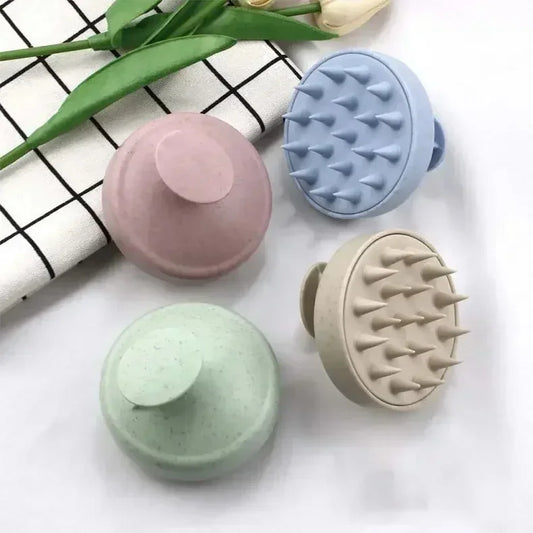 Brosse Massage Cuir Chevelu Silicone